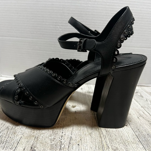Michael KORS Platform Sandals 8.5 black - Picture 3 of 8